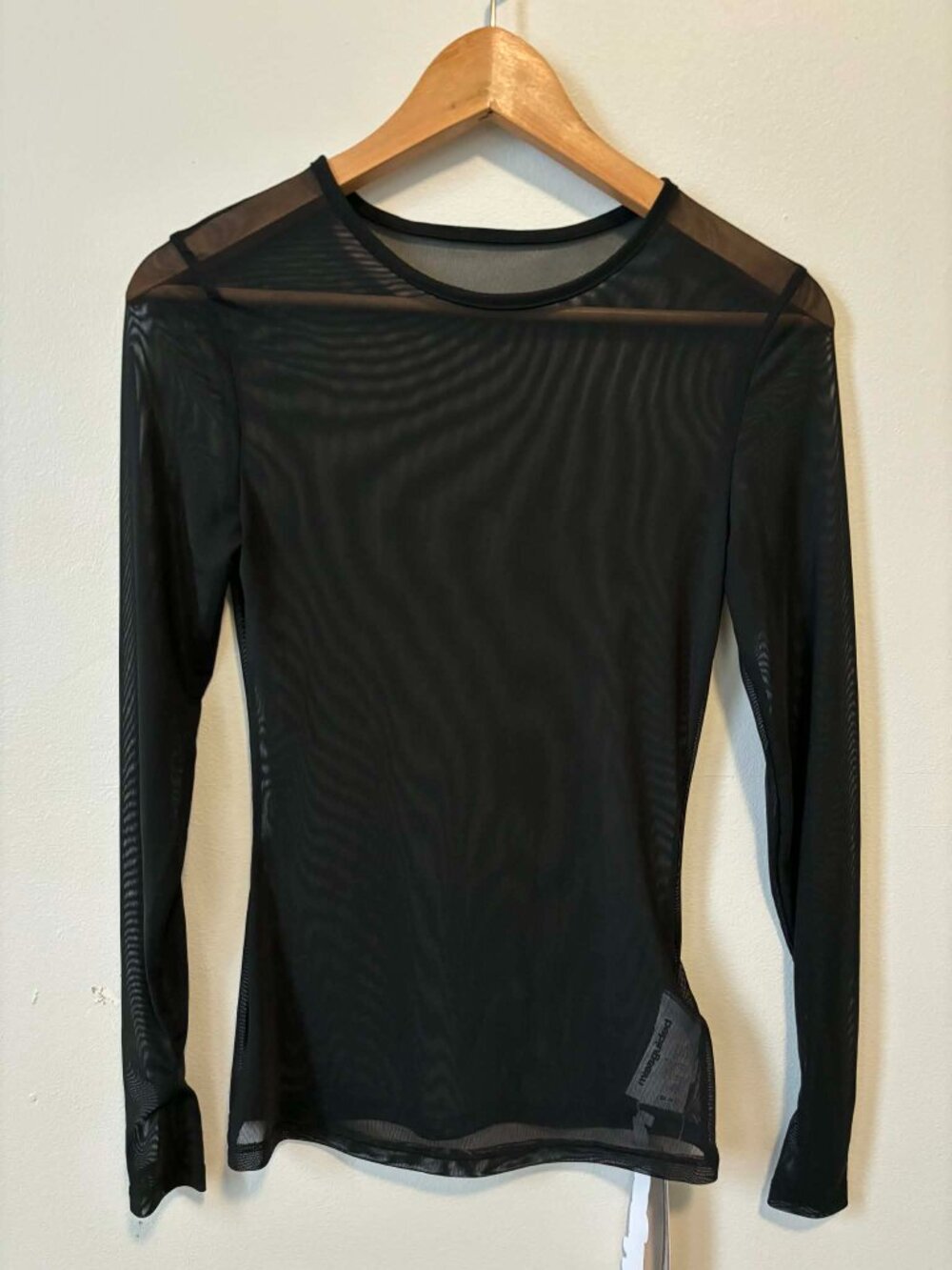 MISSGUIDED Long Sleeve Mesh Top - New - Picture 4 of 7